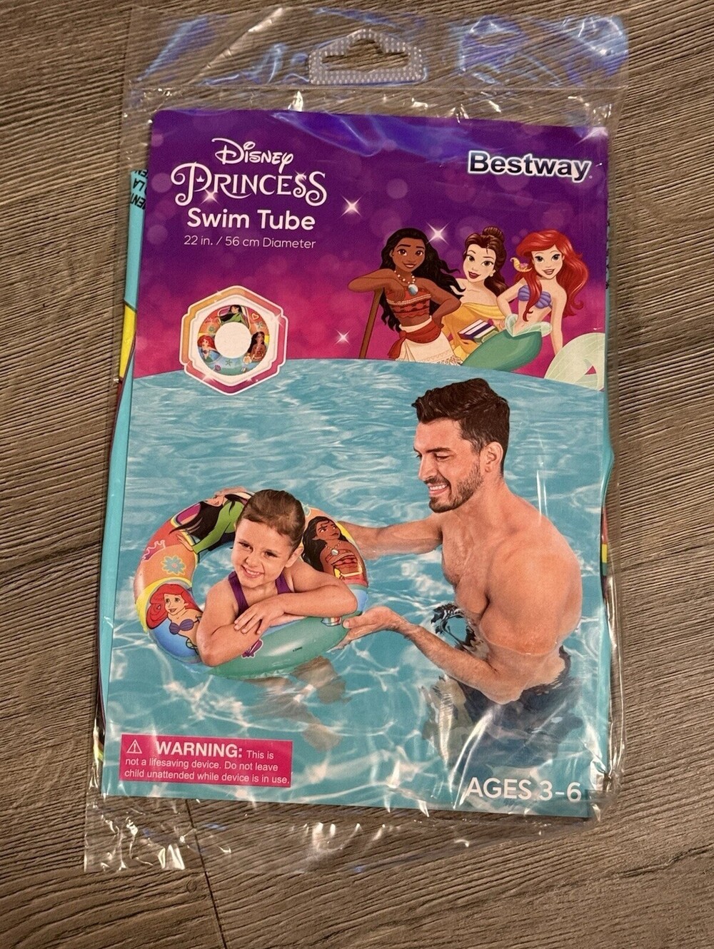 NEW Bestway Disney Princess Swim Tube Ages 3-6